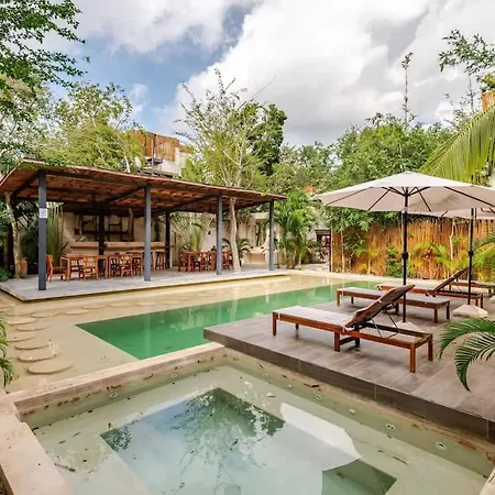 Villa Bambu Con Alberca Privada En Tulum